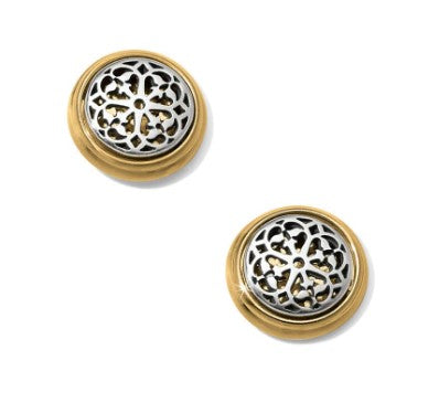 Brighton Ferrara Two Tone Post Earrings