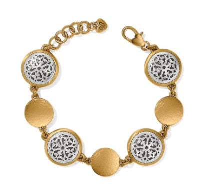 Brighton Ferrara Two Tone Luce Link Bracelet