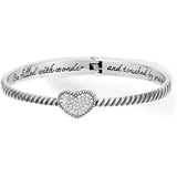 Brighton Celestia Heart Hinged Bangle
