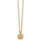 Brighton Contempo Medallion Gold Petite Necklace