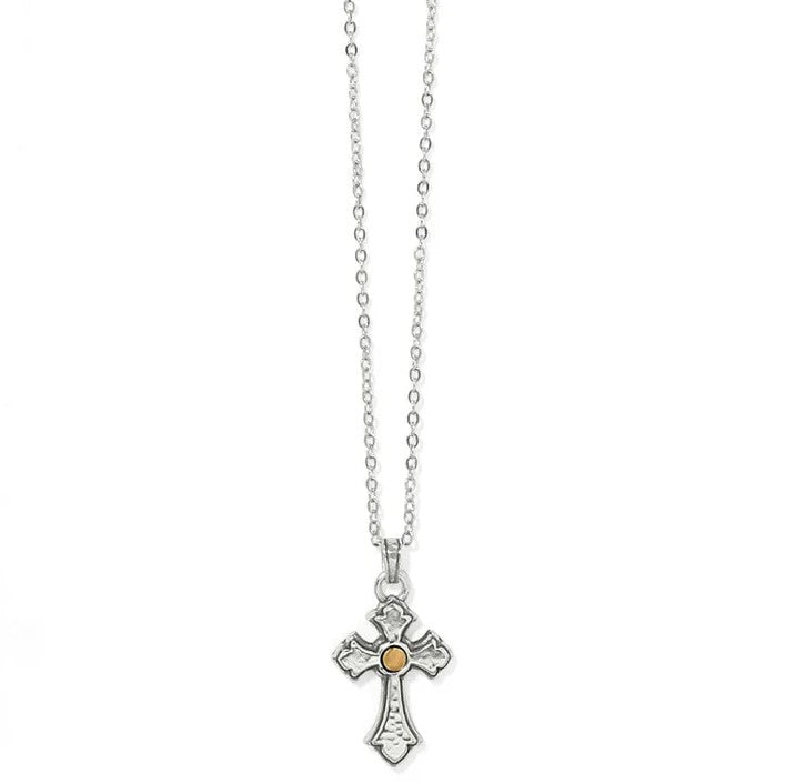 Brighton majestic Regal Cross Reversible Necklace