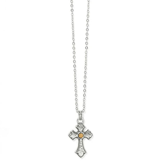 Brighton majestic Regal Cross Reversible Necklace