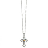 Brighton majestic Regal Cross Reversible Necklace