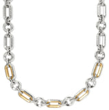Medici Link Two Tone Necklace