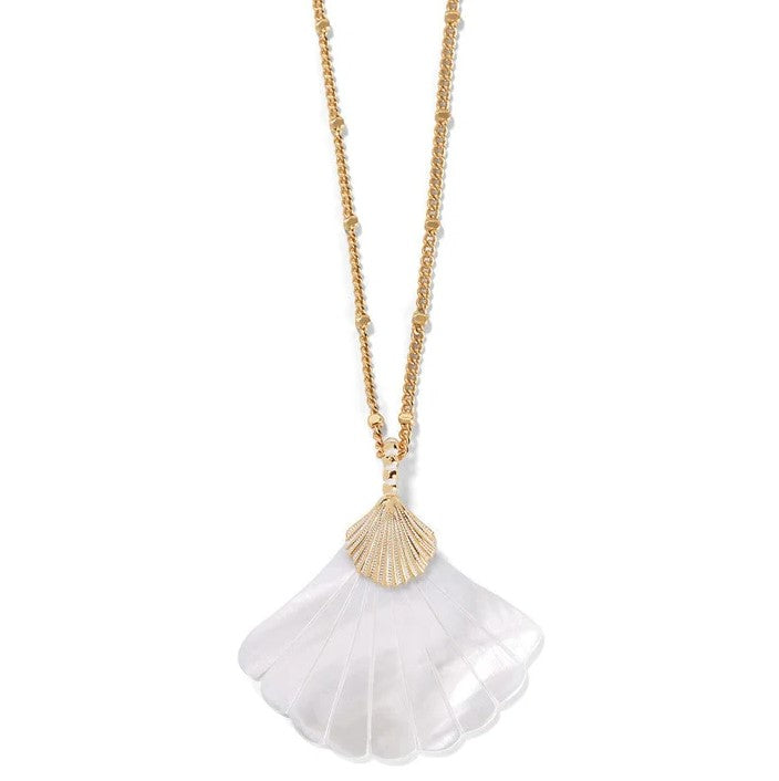 Brighton Sunset Cove White Mop Shell Necklace