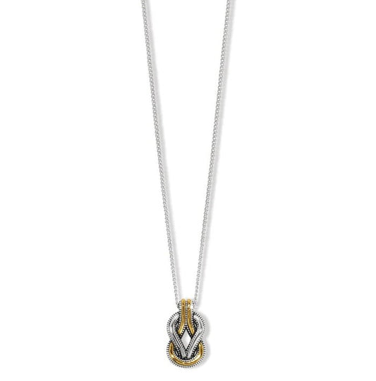 Brighton Interlok Harmoney Tt Petite Necklace