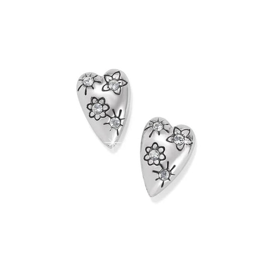 Brighton Sparkling Heart Mini Post Earings