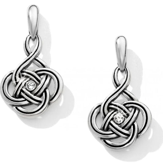 Brighton Interlok Petite Post Drop Earrings