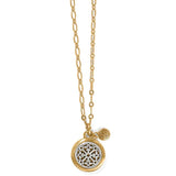 Brighton Ferrara Two Tone Small Pendant Necklace