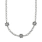 Metal Petal Short Necklace