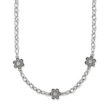 Metal Petal Short Necklace