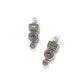 Halo Glam Drop Post Earrings