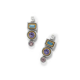 Halo Glam Drop Post Earrings