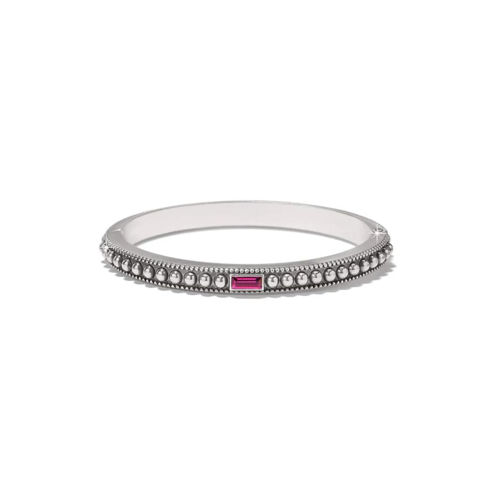Pretty Tough Gem Hinged Bangle