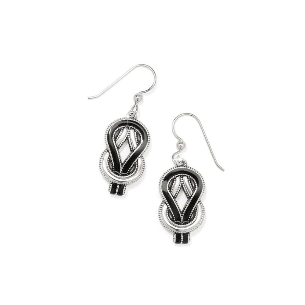 Interlok Harmony Black French Wire Earring