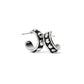 Pretty Tough Stud Small Hoop Earrings