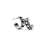 Pretty Tough Stud Small Hoop Earrings