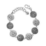 Ferrara Medallion Link Bracelet