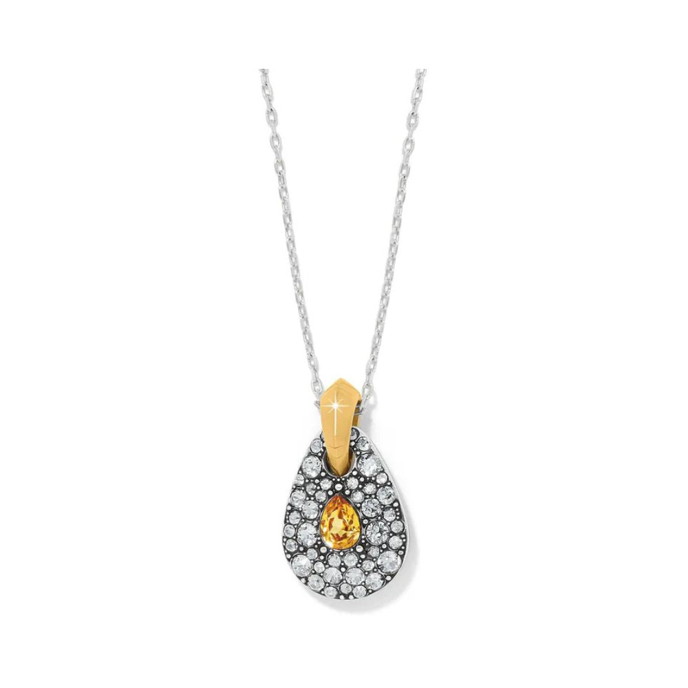 Mystery of Love Two Toned Topaz Necklace