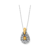 Mystery of Love Two Toned Topaz Necklace