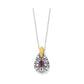 Mystery of Love Two Toned Necklace