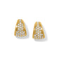 Meridian Small Gold Tone Hoop Earrings