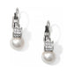 Meridian Petite Pearl Leverback Earrings