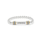 Meridian Strong Two Toned Stretch Bracelet