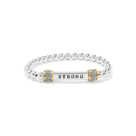 Meridian Strong Two Toned Stretch Bracelet