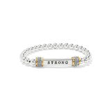 Meridian Strong Two Toned Stretch Bracelet