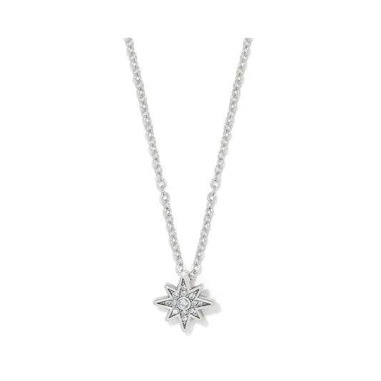 Enchanting Star Silver Necklace