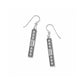 Pretty Tough Gem French Wire Earrings