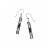 Pretty Tough Gem French Wire Earrings
