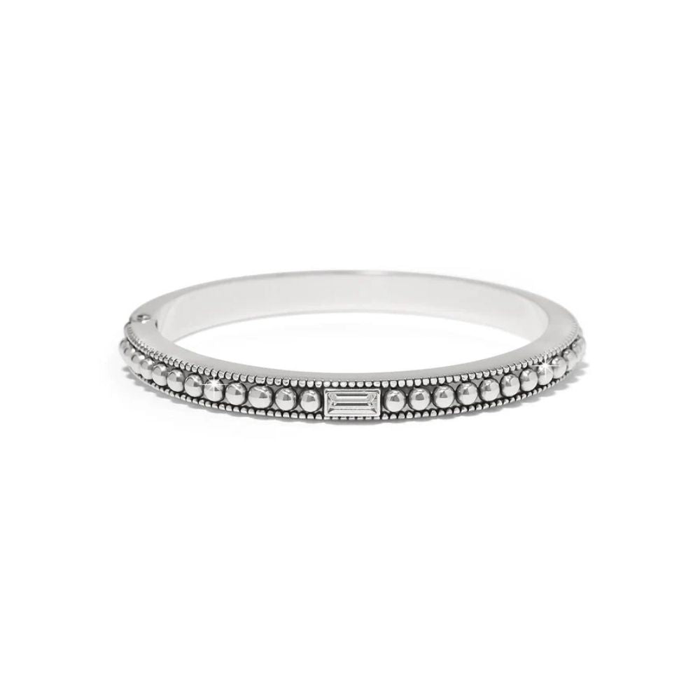 Pretty Tough Gem Hinged Bangle