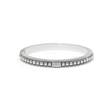 Pretty Tough Gem Hinged Bangle