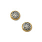 Ferrara Two Tone Post Earrings