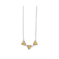 Cascade Heart Trio Necklace