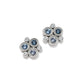 Constella Cluster Blue Post Earrings