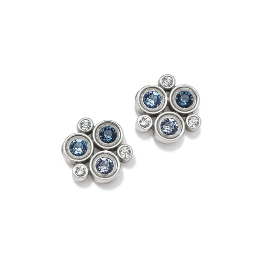 Constella Cluster Blue Post Earrings