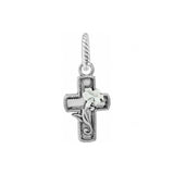 Easter Lily Cross Charm