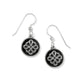 Interlok Noir French Wire Earrings
