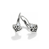 Alcazar Heart Leverback Earrings