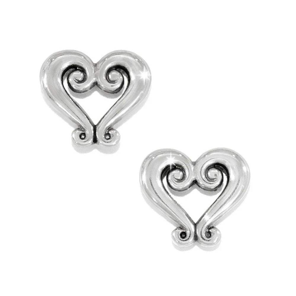 Genoa Heart Mini Post Earrings