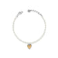 Cascade Embrace Pearl Heart Bracelet