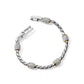 Meridian Two Tone Crystal Bracelet