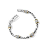 Meridian Two Tone Crystal Bracelet