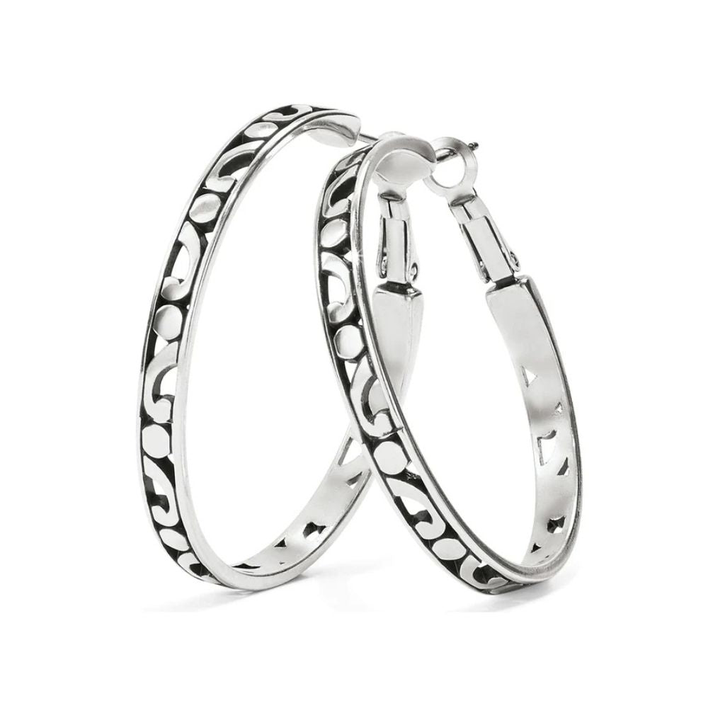 Contempo Large Hoop Earrings