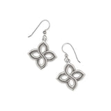 Interlok Floral Knot French Wire Earring