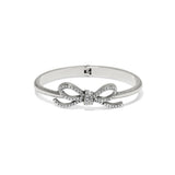Illumina Bow Hinged Bangle
