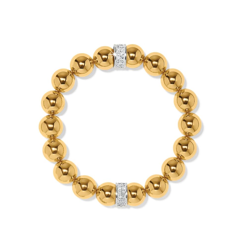 Meridian Gold Tone Stretch Bracelet